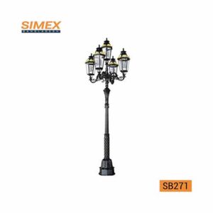 Cast-Iron-and-Aluminum-Decorative-Street-Lamp-Pole--SIMEX-Bangladesh