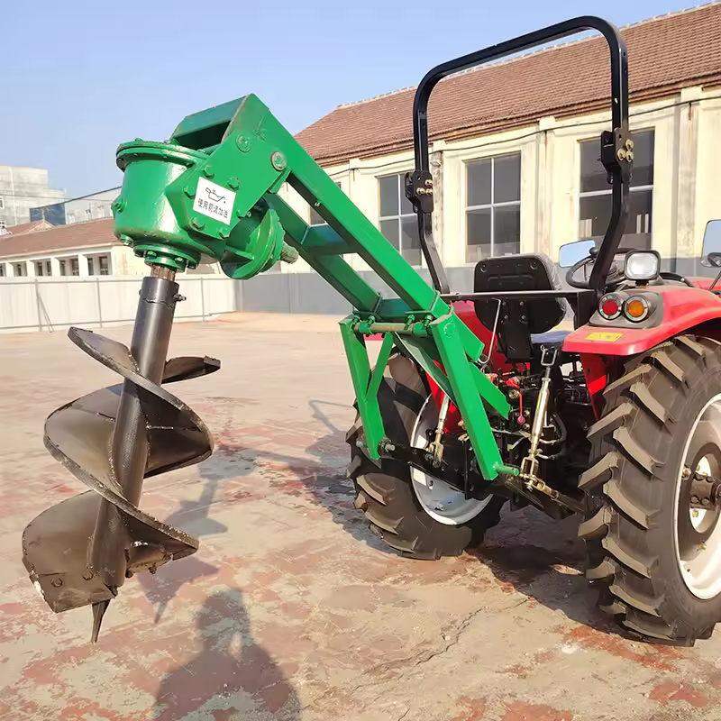 Tractor-Mounted Augers (Pit Digging)