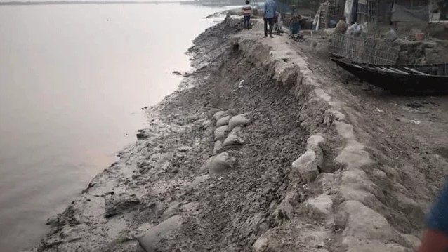 River Embankment in bangladesh